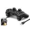 Pc Uyumlu Kablolu Usb Gamepad Oyun Kolu - Siyah W201S