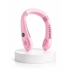 Pembe Boyun Fanı Sessiz Çalışan USB Şarjlı Taşınabilir Kişisel Serinletici