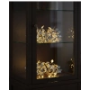 Pilli Gümüş Yaprak LED Işık Ev İçi ve Yılbaşı Dekor Aydınlatması