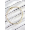 Pirinç Charm Topcuk Model Gold Renk Kadın Bileklik - TJ-BB7807