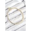 Pirinç Charm Zirkon Taşlı Taç Model Gold Renk Kadın Bileklik 5886