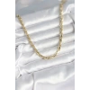 Pirinç Gold Renk 60 cm Zincir Kadın Kolye 5886