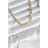Pirinç Gold Renk 60 cm Zincir Kadın Kolye - TJ-BKO10600
