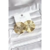 Pirinç Gold Renk Circle Model Kadın Küpe - TJ-BKP11435