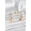 Pirinç Gold Renk Kadın Bileklik - TJ-BB8054