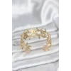 Pirinç Gold Renk Vintage Kadın Bileklik 5886