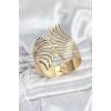 Pirinç Gold Renk Vintage Kadın Bileklik 5886