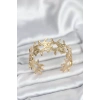 Pirinç Gold Renk Vintage Kadın Bileklik - TJ-BB8058