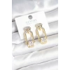 Pirinç Gold Renk Vintage Kadın Küpe - TJ-BKP11239