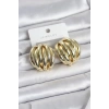 Pirinç Gold Renk Vintage Kadın Küpe - TJ-BKP11655