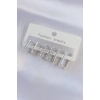 Pirinç Gümüş Renk Dikdörtgen Model Küpe Seti - TJ-BKP8995