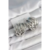 Pirinç Gümüş Renk Vintage Kadın Küpe - TJ-BKP11314