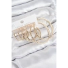 Pirinç Halka Model Gold Renk Kadın Set Küpe - TJ-BKP11047