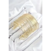 Pirinç Tel Sarma Model Gold Renk Kadın Bileklilk - TJ-BB7895