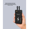 Powerbank Dahili Ekranlı 10000 mAh Çift Kablolu Yeni Nesil