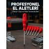Profesyonel 7 Parça Tornavida Seti Ergonomik Saplı El Aleti