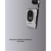 Profesyonel Bluetooth Kulaklık – Klipsli Titreşimli Dijital Göstergeli
