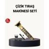 Profesyonel Çizik Tıraş Makinesi – T Çelik Bıçaklı 120 Dakika Şarjlı Kullanım 3 Başlıklı