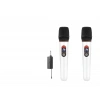 Profesyonel Kablosuz Uhf 2 Mikrofonlu Set 6.35 Mm - Beyaz HDX2791B