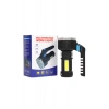 PS-3879 USB Şarj Göstergeli Şarj Edilebilir 7*XPE +COB Led El Feneri