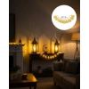 Ramazan ve Bayram Dekoratif LED Işık Cami Figürlü Sıcak Sarı Aydınlatma