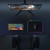 Rampage MP-21 PULSAR M RGB 252x328x3mm RGB Led Gaming MOUSE PAD (Siyah)(1923)