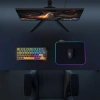 Rampage MP-23 BLITZ M RGB 252x328x3mm RGB Led Gaming MOUSE PAD (Siyah)(1923)