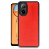 Realme 12 Lite Kılıf Aras Deri Kapak - Kırmızı