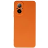 Realme 12 Lite Kılıf Nano İçi Kadife Silikon - Turuncu