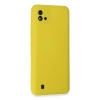 Realme C11 2021 Kılıf Nano İçi Kadife Silikon - Sarı