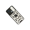 Realme C11 2021 Kılıf Pars Lens Yüzüklü Silikon - Gümüş