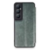 Realme C65 Kılıf Flip Cover - Koyu Yeşil