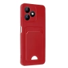 Realme Note 50 4g Kılıf Kelvin Kartvizitli Silikon - Kırmızı