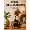 Retro Tasarımlı Mini Bluetooth Hoparlör ve FM Radyo Çoklu Medya Yeni Nesil