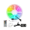 RGB LED Strip 5 Metre Kumandalı 5050 Şerit Led Dekorasyon Işığı