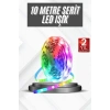 RGB Şerit Led 10 Metre Led Işık Kumanda ile Kontrol RGB