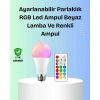 RGBW Teknolojili Akıllı LED Ampul Zamanlayıcılı