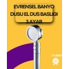 Sağlam Metal Hortum Bağlantılı 360° Hareketli Duş Başlığı