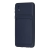 Samsung Galaxy A01 Core Kılıf Kelvin Kartvizitli Silikon - Lacivert