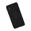Samsung Galaxy A01 Core Kılıf Kelvin Kartvizitli Silikon - Siyah