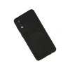 Samsung Galaxy A02 Kılıf Kelvin Kartvizitli Silikon - Siyah