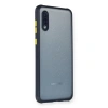 Samsung Galaxy A02 Kılıf Miami Şeffaf Silikon - Lacivert