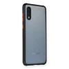 Samsung Galaxy A02 Kılıf Miami Şeffaf Silikon - Siyah