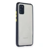 Samsung Galaxy A02s Kılıf Miami Şeffaf Silikon - Lacivert