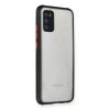 Samsung Galaxy A02s Kılıf Miami Şeffaf Silikon - Siyah