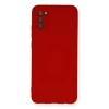 Samsung Galaxy A03s Kılıf Nano İçi Kadife Silikon - Kırmızı