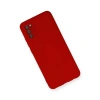 Samsung Galaxy A03s Kılıf Nano İçi Kadife Silikon - Kırmızı