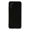 Samsung Galaxy A03s Kılıf Nano İçi Kadife Silikon - Siyah