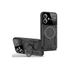 Samsung Galaxy A05 Kılıf Joy Lens Standlı Kapak - Siyah