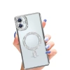 Samsung Galaxy A06 Joke Simli Magneticsafe Kılıf - Gümüş